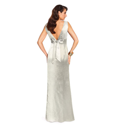 satin abito da sposa